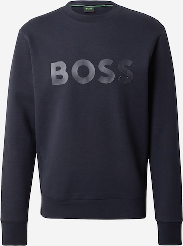 Sweat-shirt 'Salbo' BOSS en bleu : devant