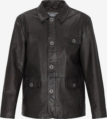 DreiMaster VintagePrijelazna jakna - crna boja: prednji dio