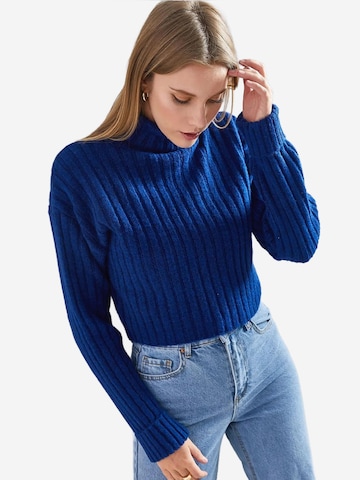 Bianco Lucci - Pullover em azul: frente