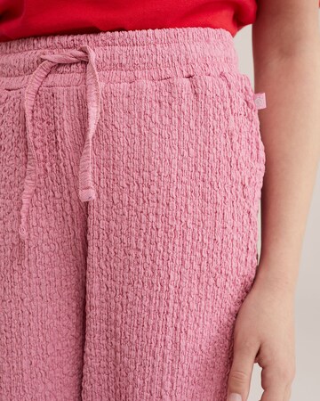 WE Fashion Обычный Штаны в Ярко-розовый