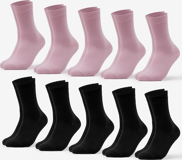 Occulto Socks 'Bambus Paulina' in Pink: front