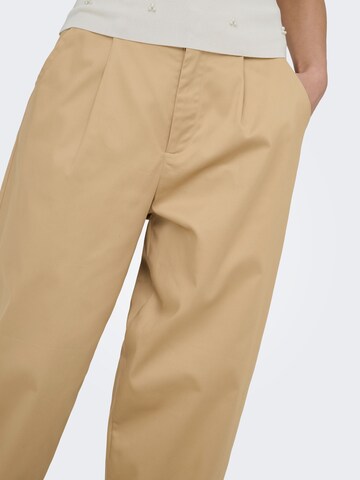 ONLY Barrel Chino trousers 'ONLCASIL' in Beige