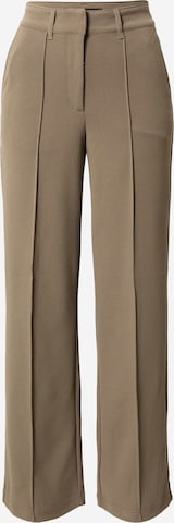 VERO MODA Wide leg Pantalon 'Becky' in Grijs: voorkant