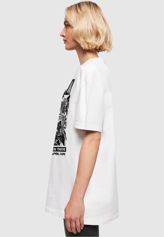 Merchcode Oversized shirt 'Thin Lizzy - New Victoria Theatre' in Wit