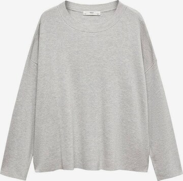 MANGO Sweater in Grey: front