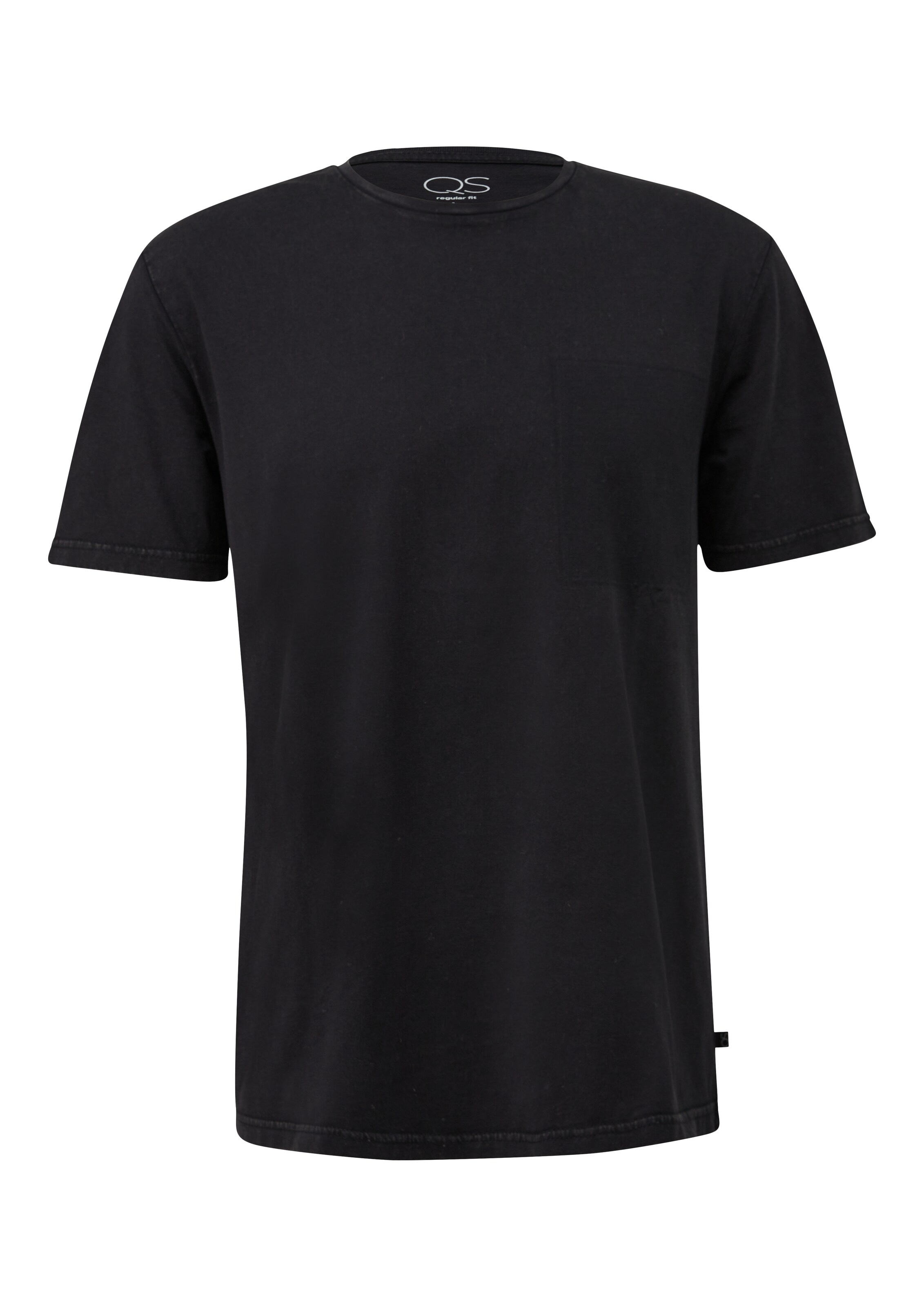 QS Shirt in Black: front