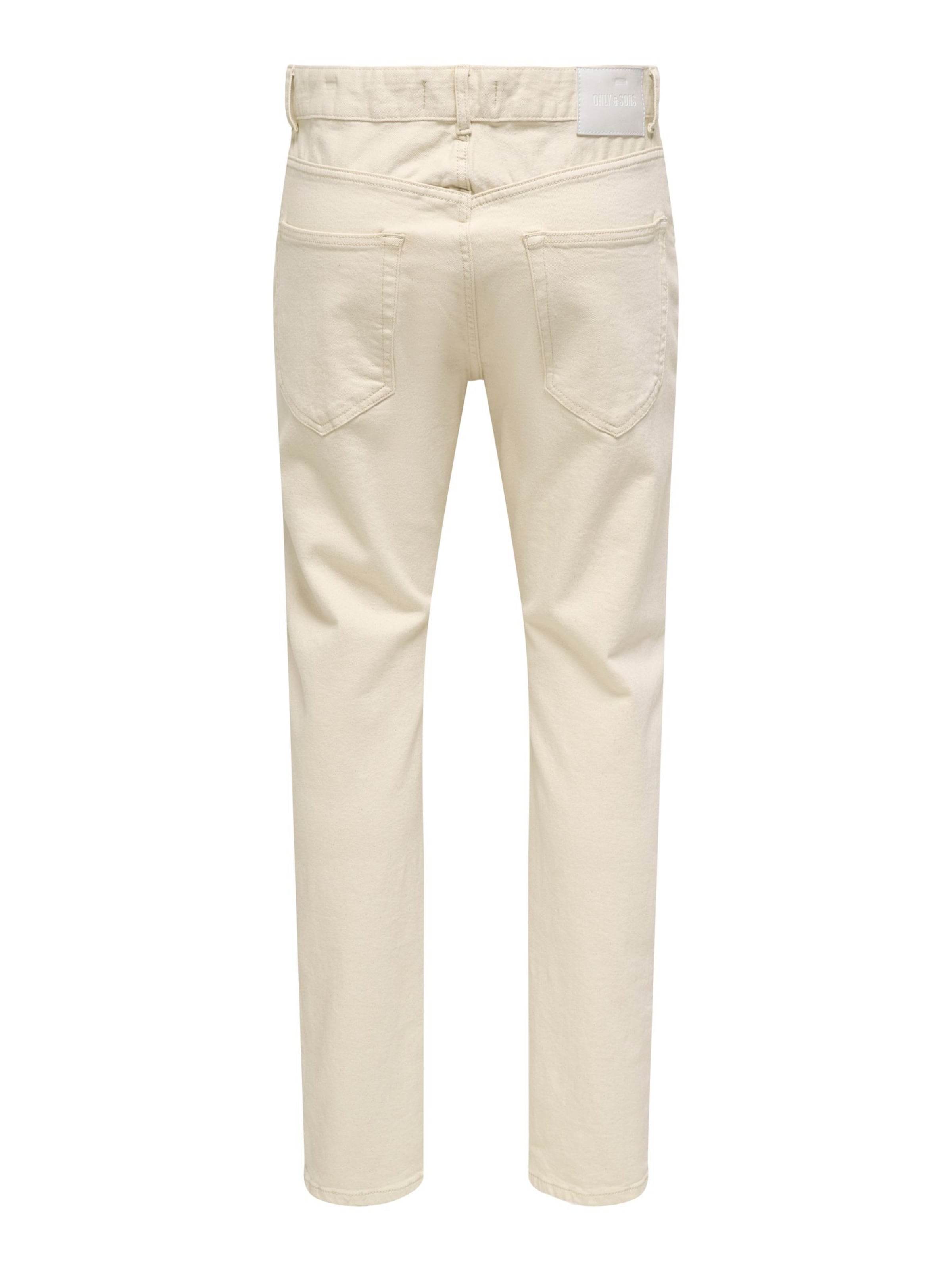 Only & Sons regular Jeans 'ONSYOKE' i beige