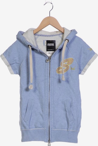 SANSIBAR Kapuzenpullover XS in Blau: Vorderseite