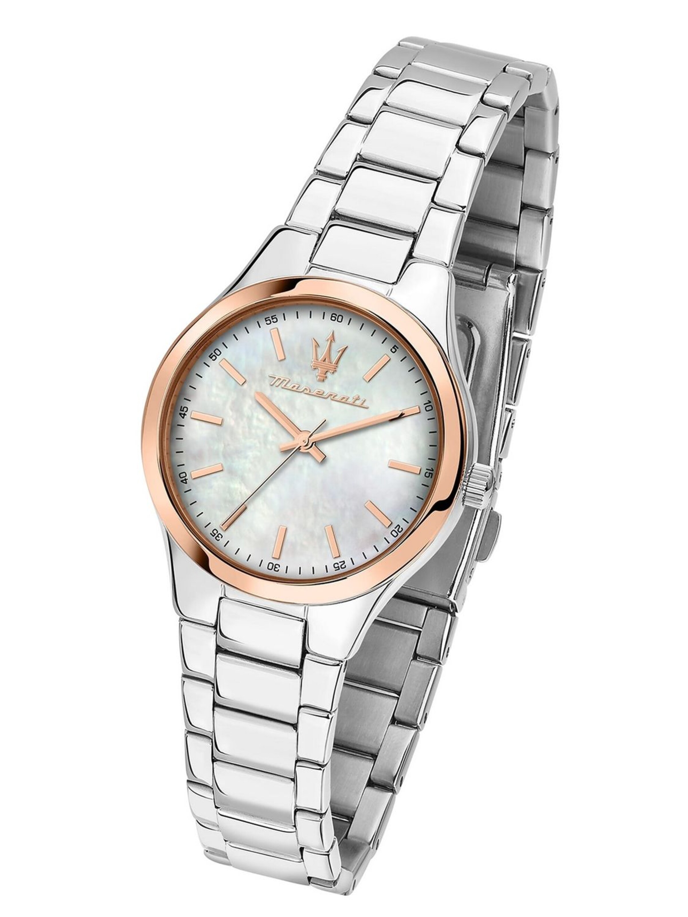 Maserati Analoog horloge in Zilver: voorkant