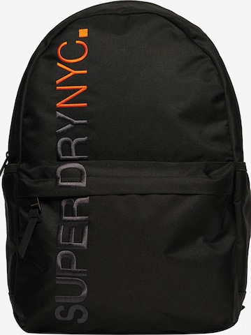Superdry Backpack 'NYC Montana' in Black: front