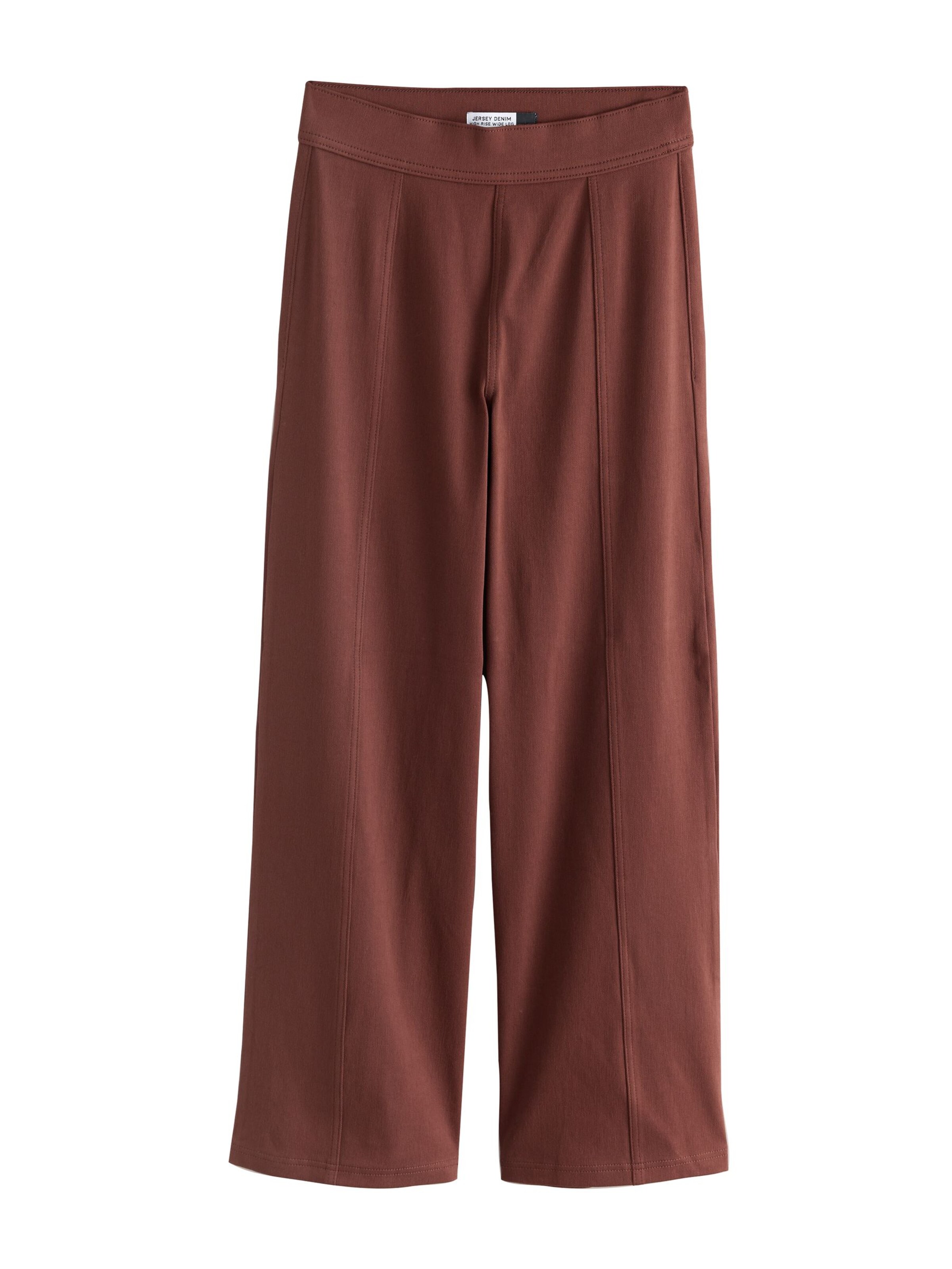 Next Wide leg Leggings in Bruin: voorkant