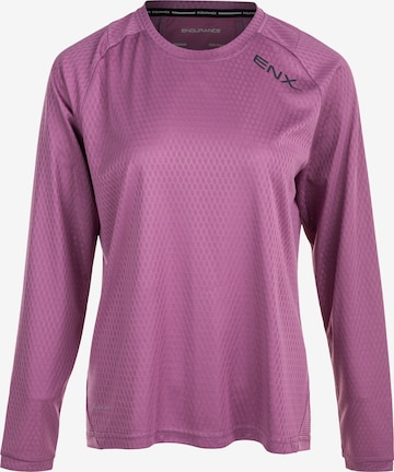 T-shirt fonctionnel 'Jannie' ENDURANCE en violet : devant
