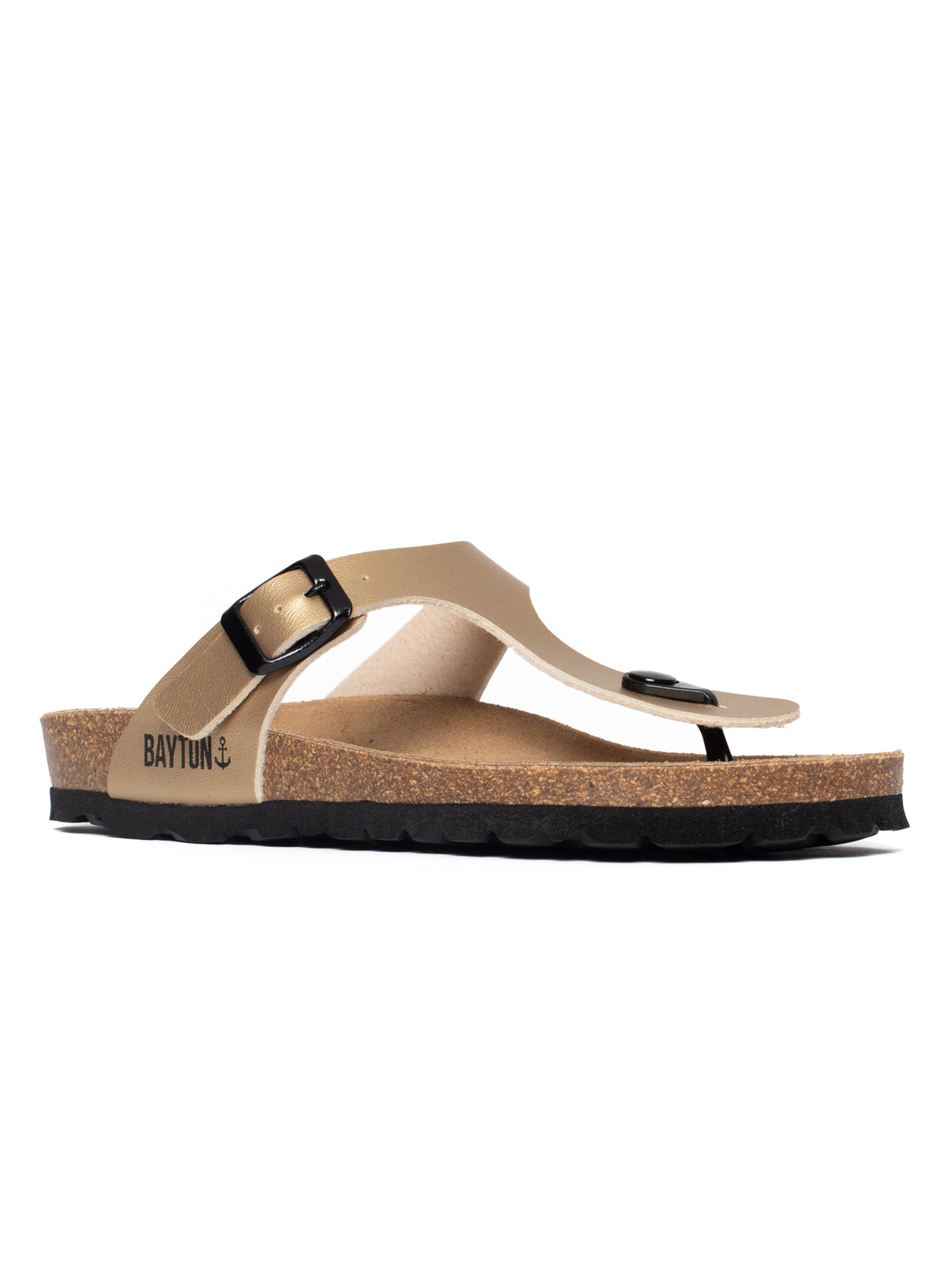 Bayton Босоножки через палец 'Mercure' в Золотой