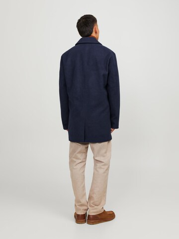 JACK & JONES Between-Seasons Coat 'ZAC' in Blue