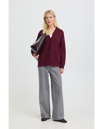 b.young Knit cardigan in Blue
