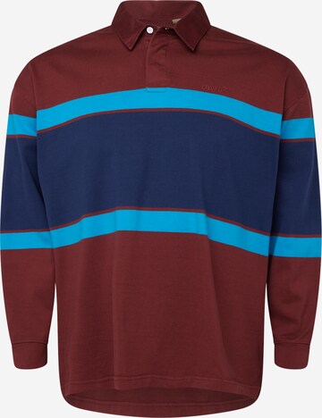 LEVI'S ® Shirt 'Stay Loose Rugby' in Rood: voorkant