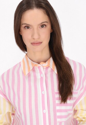 usha BLUE LABEL Bluse 'Fashion Look' in Pink