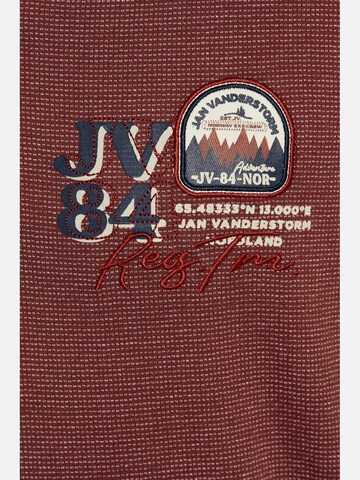 Jan Vanderstorm Sweatshirt ' Birkir ' in Rot
