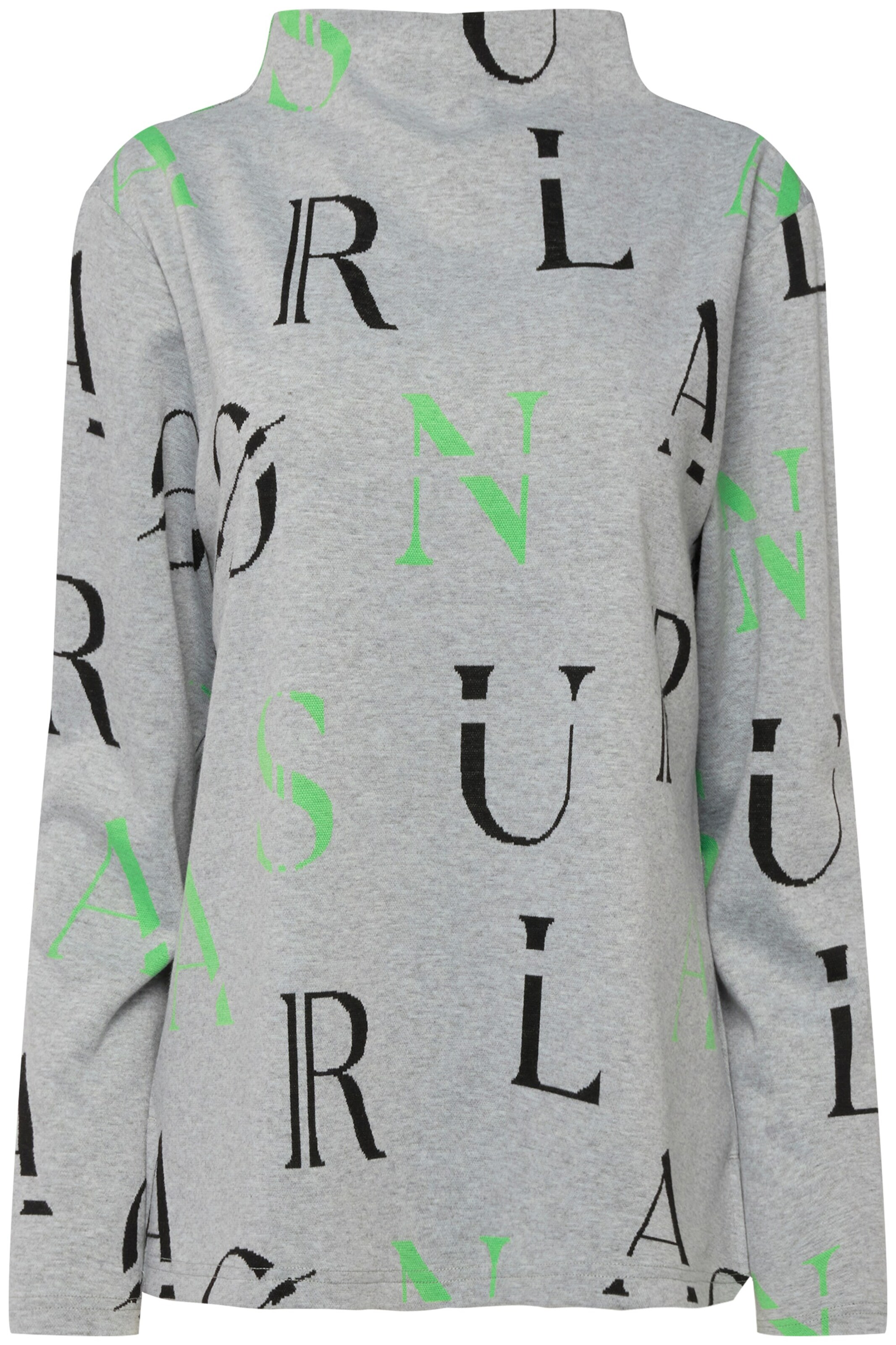 LAURASØN Sweatshirt in Grijs: voorkant