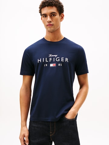 TOMMY HILFIGER Shirt 'BRAND LOVE' in Blauw: voorkant