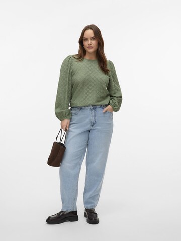 Vero Moda Curve Bluse 'VMCFlower' i grøn