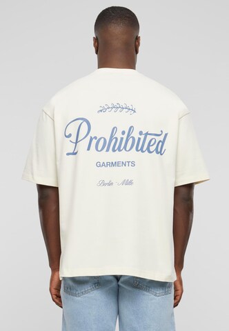 Prohibited T-Shirt in Beige: predná strana