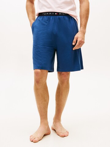 TOMMY HILFIGER Pyjamabroek in Blauw: voorkant