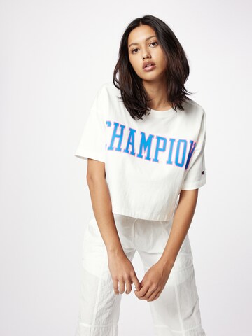 T-shirt Champion Authentic Athletic Apparel en blanc : devant