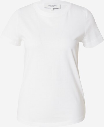 T-shirt rosemunde en blanc : devant
