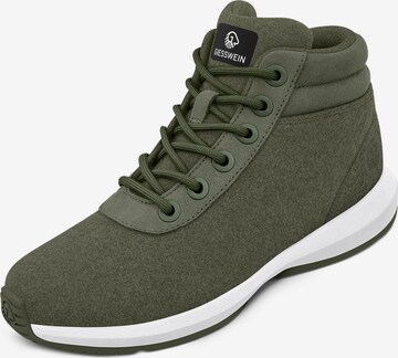 GIESSWEIN High-Top Sneakers in Green: front