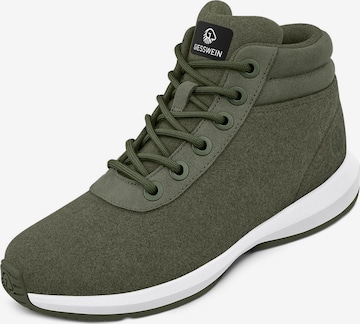 GIESSWEIN High-Top Sneakers in Green: front