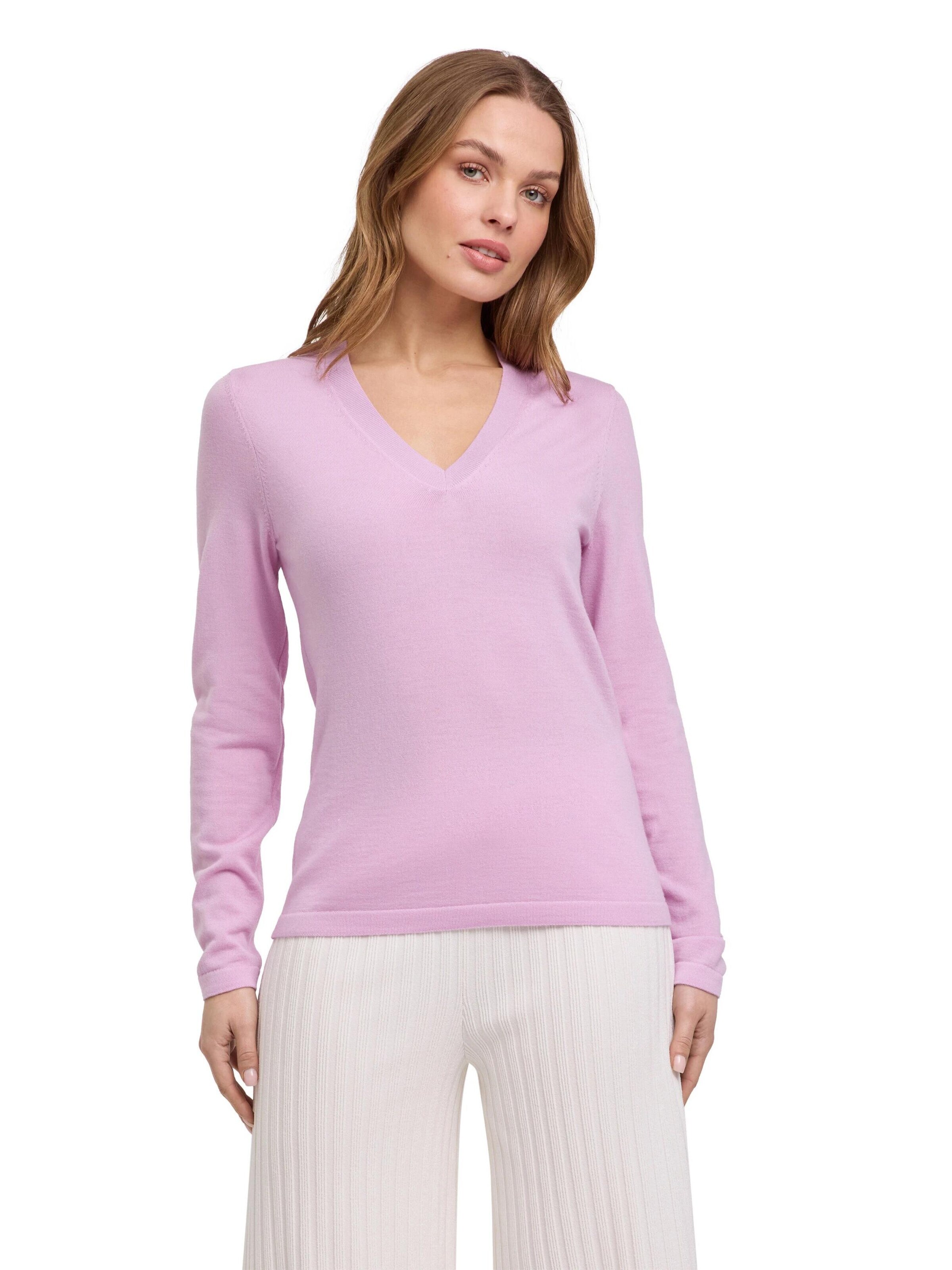 FALKE Pullover 'Pure Merino Wool'‌‌‌‌‌‌‌‌ in Pink: Vorderseite