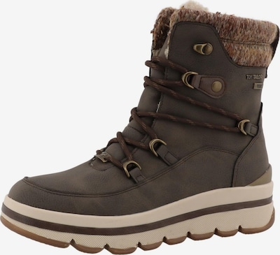 TOM TAILOR Čizme za snijeg u smeđa, Pregled proizvoda