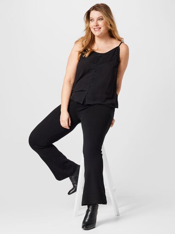 ABOUT YOU Curvy - Top 'Vivian' en negro