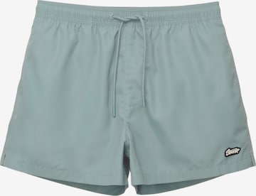 Pull&Bear Badeshorts i grøn: forside