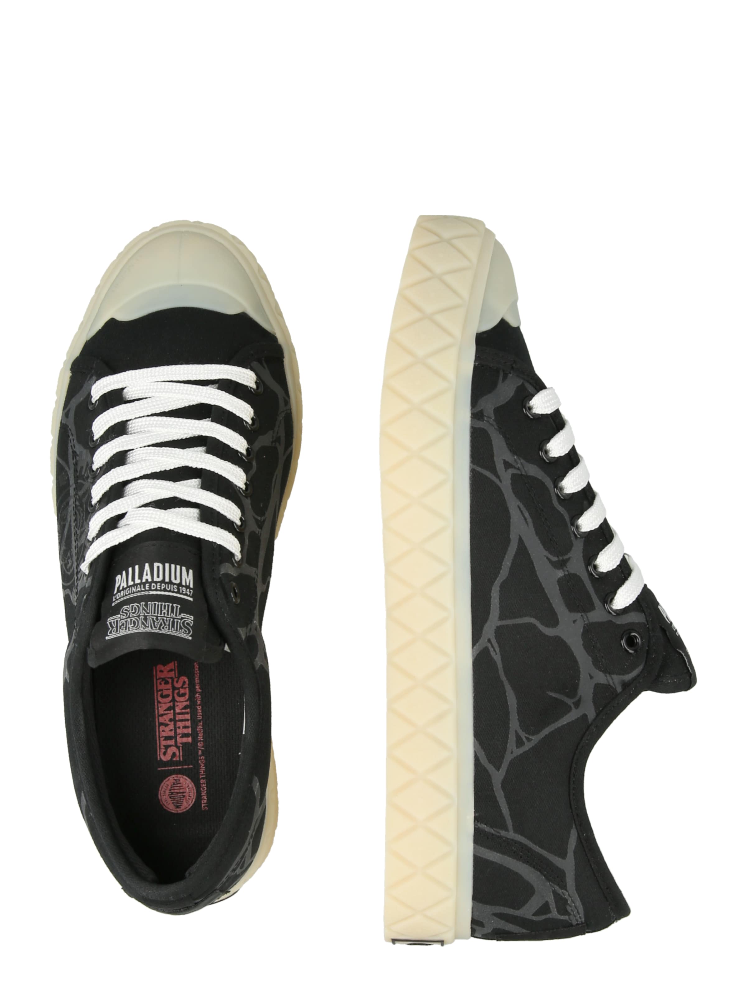 Palladium Ниски маратонки 'PALLA ACE VINES' в черно