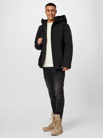 JACK WOLFSKIN Outdoor jacket 'Tempelhof' in Black