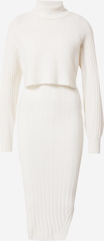 AllSaints Úpletové šaty 'Margot' – bílá: přední strana