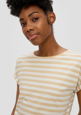 QS T-Shirt in Beige