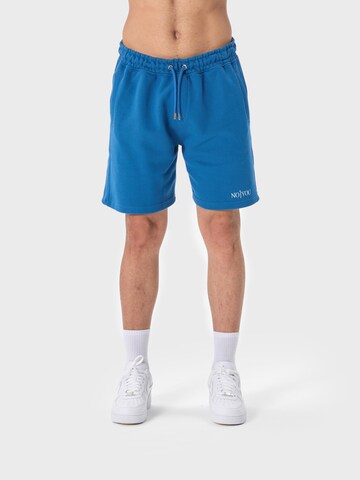 Ossy Homer Loose fit Workout Pants '450 GSM' in Blue
