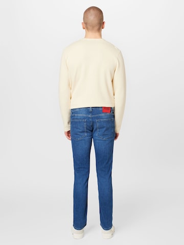 HUGO Red Slimfit Jeans i blå