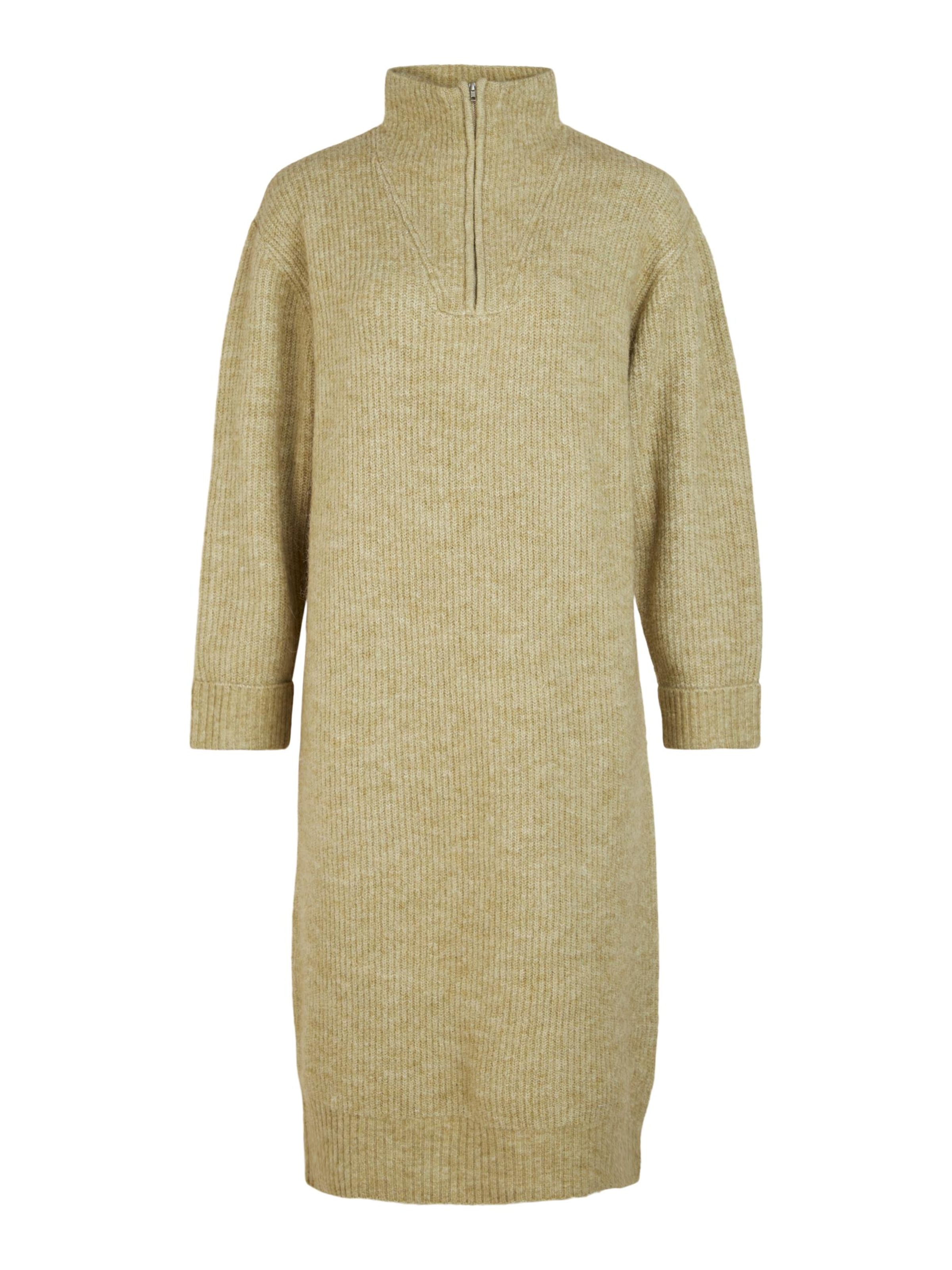 OBJECT Tall Pletené šaty 'MINNA' - Zelená: predná strana