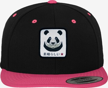 Casquette 'Panda' F4NT4STIC en bleu : devant