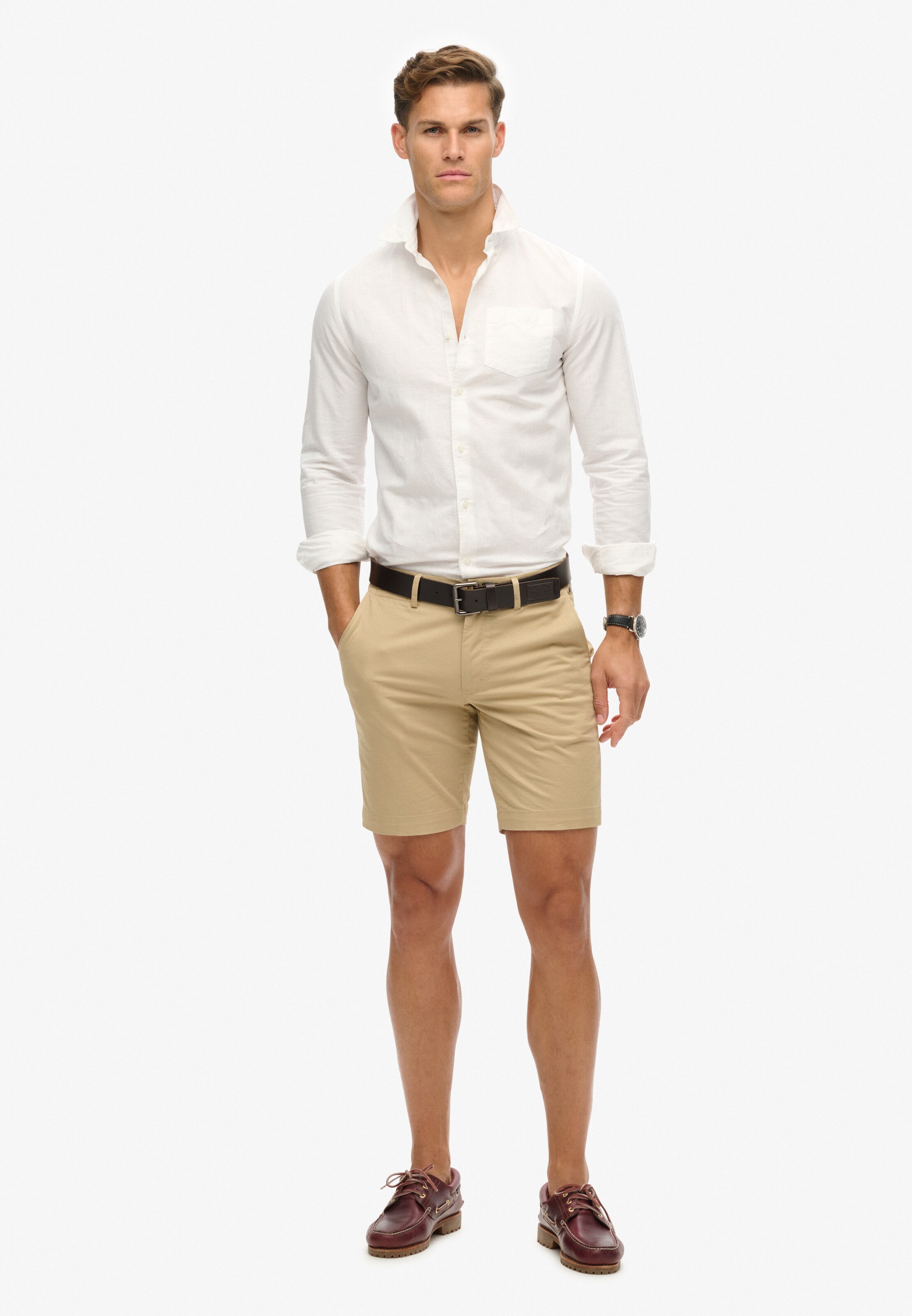 Coupe regular Chemise Superdry en blanc