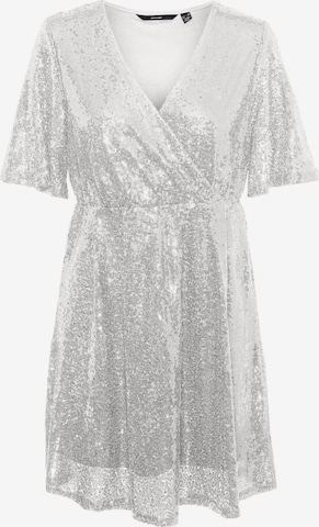 Robe 'KAJE' VERO MODA en argent : devant