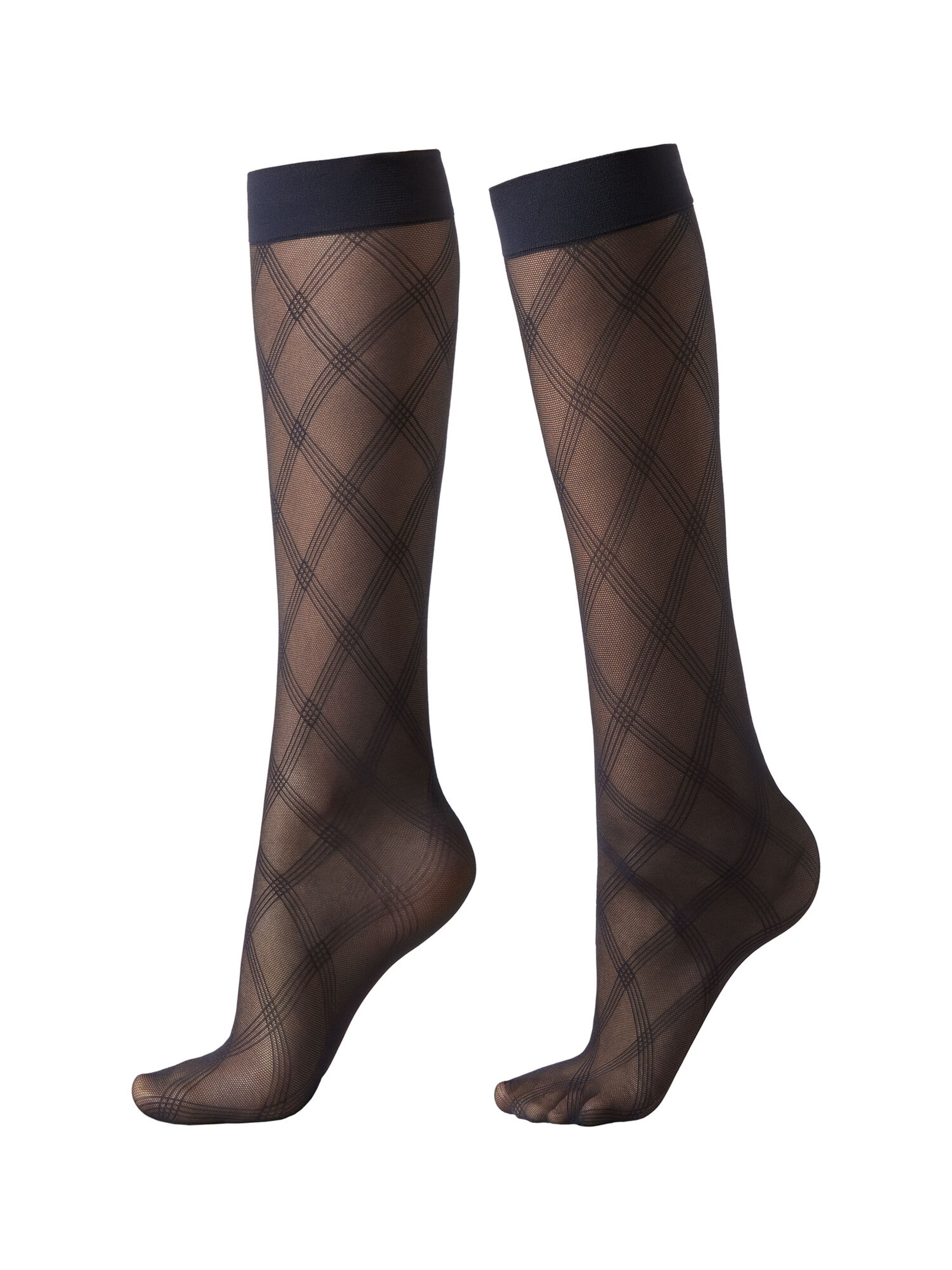 CALZEDONIA Kniestrümpfe in Blau: Vorderseite