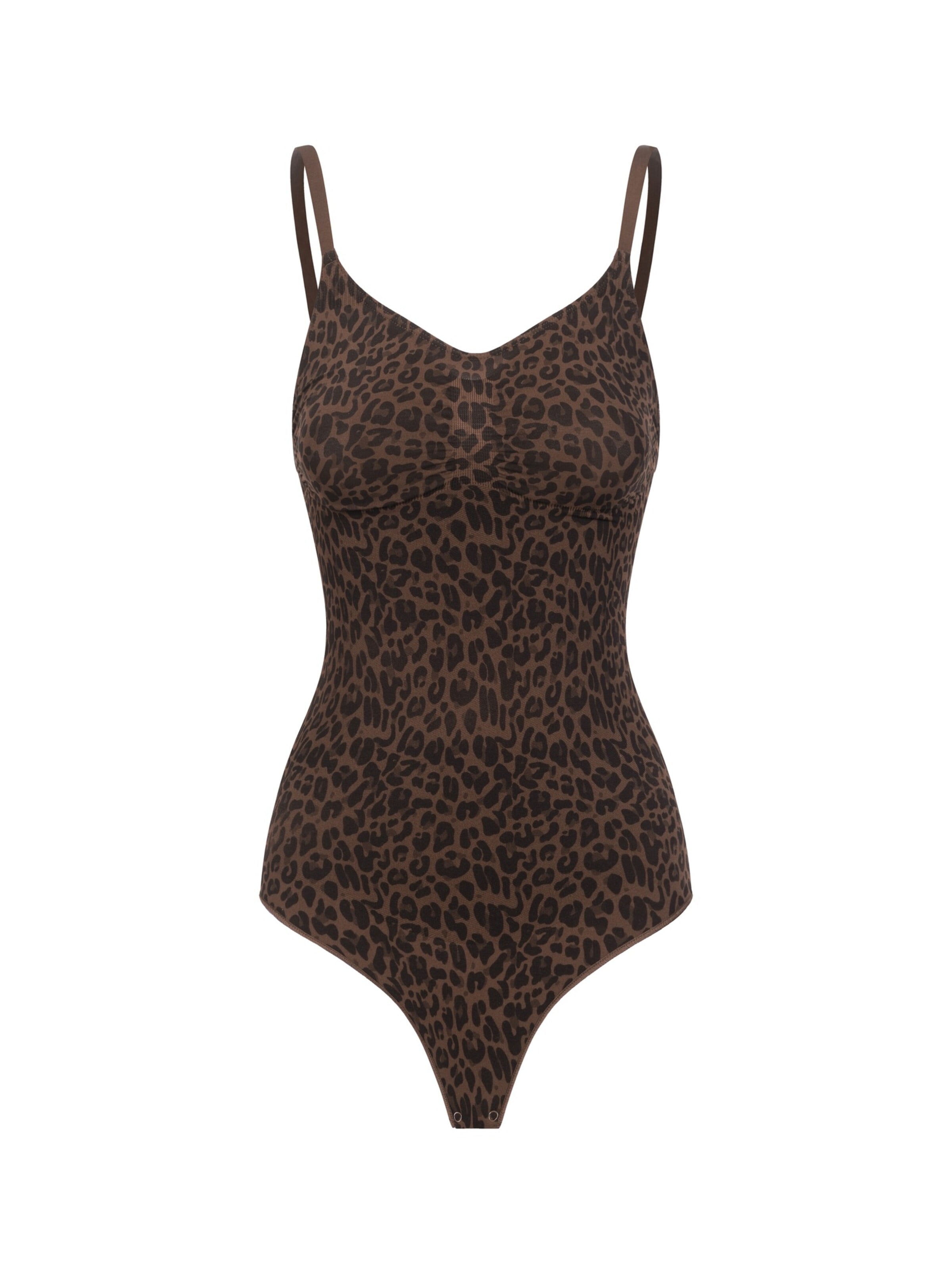 Body modelant 'Sculpting Shapewear mit String' cfab en marron : devant