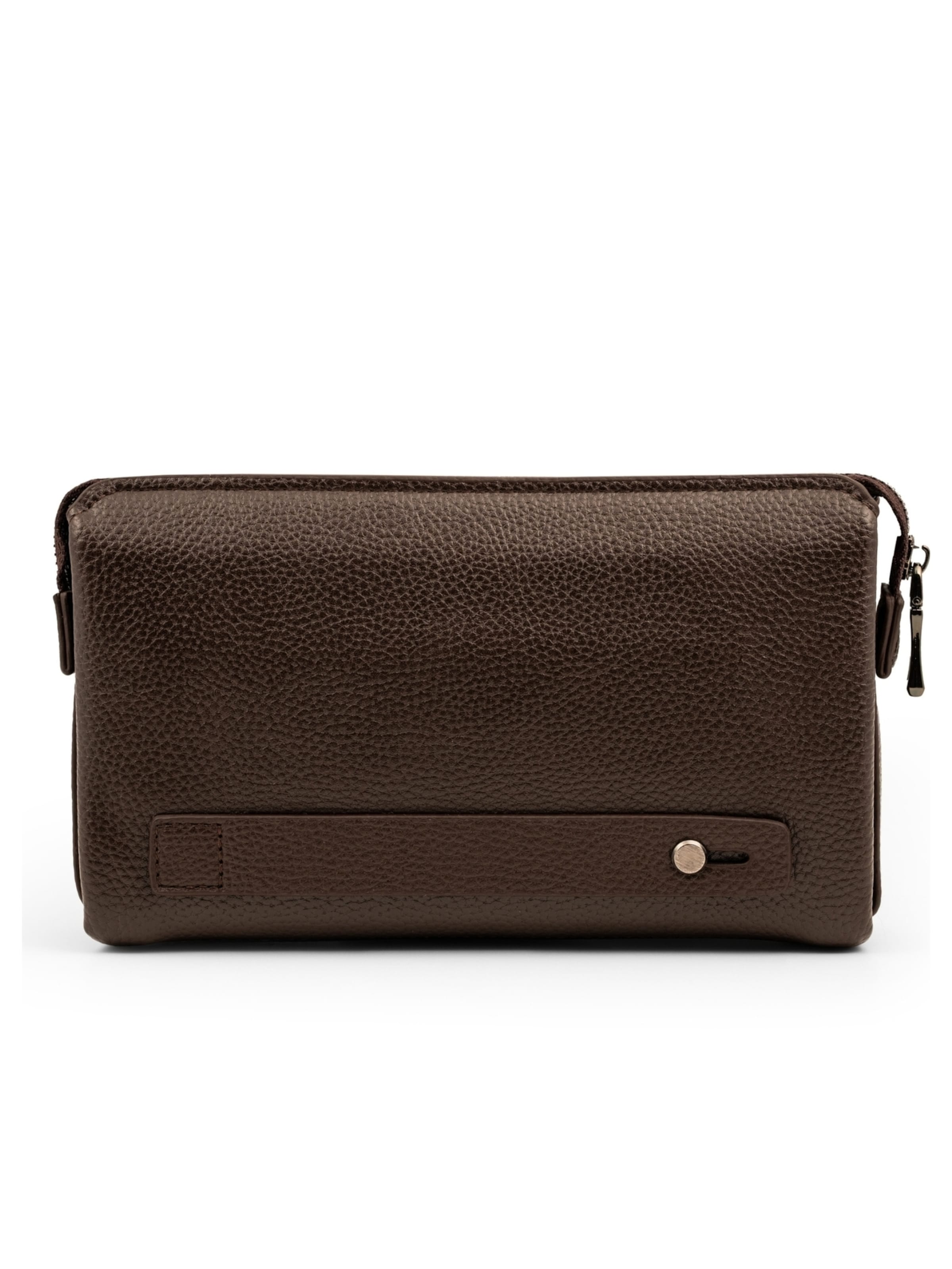 Pochette 'Compact' di Moneyhold in marrone