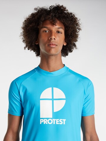PROTEST Functioneel shirt 'PRTCATER' in Blauw
