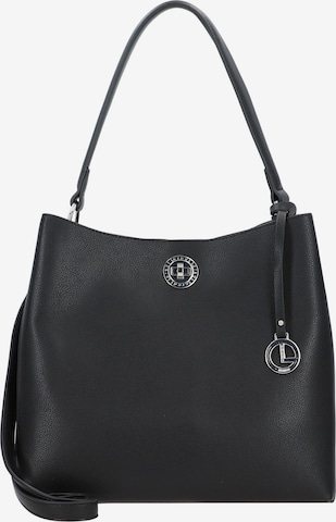 L.CREDI Handbag 'Filippa' in Black: front